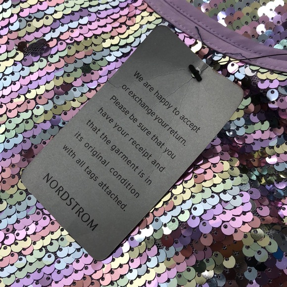 Vince Camuto Pink Sequin Sleeveless Sheath Dress - Picture 6 of 7